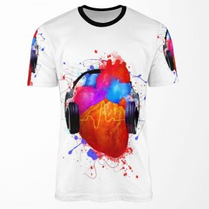 No Music No Life All-over-print T-shirt