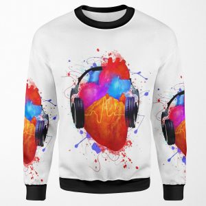 No Music No Life All-over-print Unisex Sweatshirt