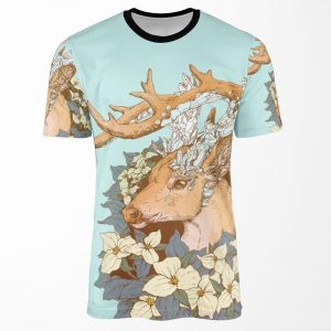 Non Typical Blue Quartz Buck All-over-print T-shirt