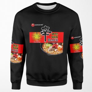 Nongshim Shin Black Noodles All-over-print Unisex Sweatshirt