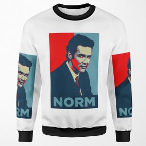 Norm Macdonald Political Poster All-over-print Unisex Sweatshirt