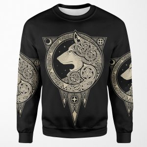 Norse Ulv All-over-print Unisex Sweatshirt