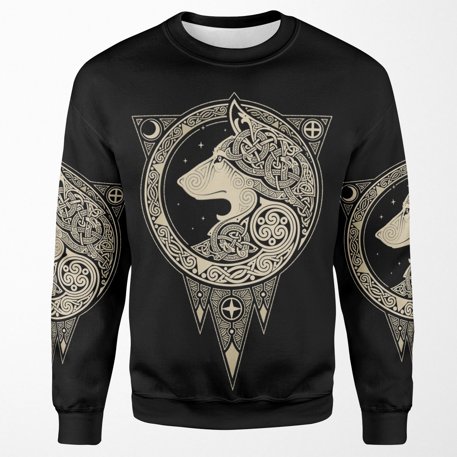 Norse Ulv All-over-print Unisex Sweatshirt