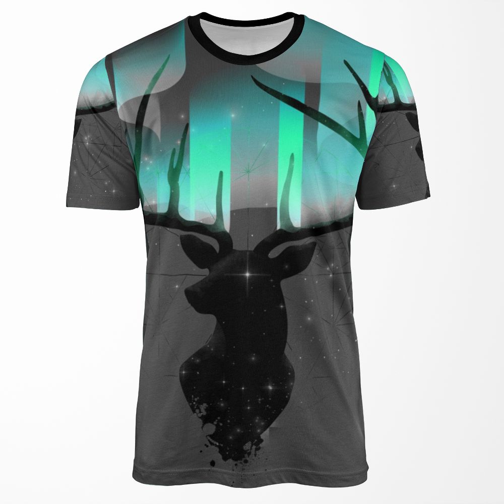 Northern Lights All-over-print T-shirt