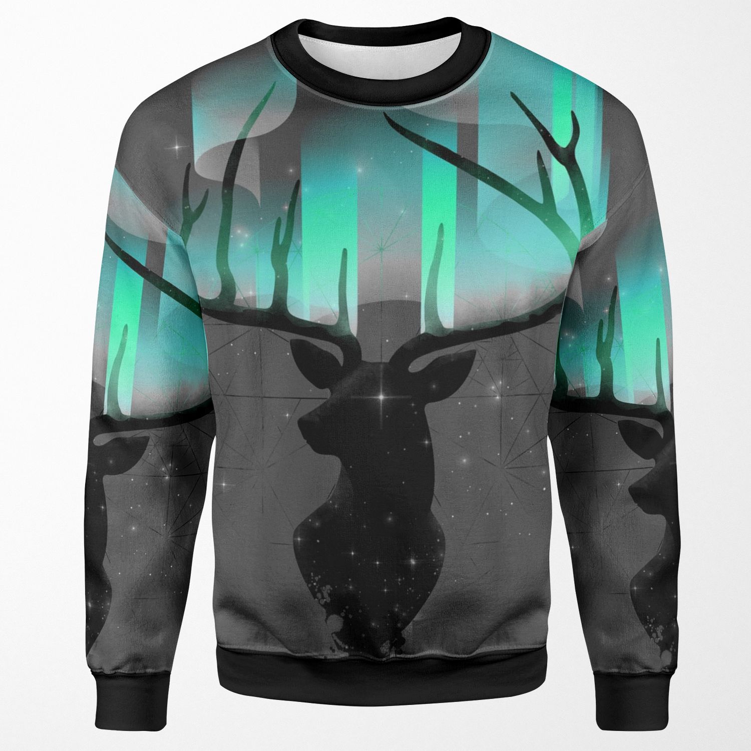 Northern Lights All-over-print Unisex Sweatshirt