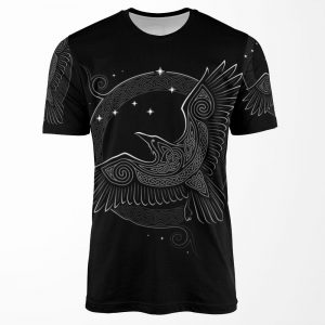 Northern Raven All-over-print T-shirt