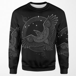 Northern Raven All-over-print Unisex Sweatshirt
