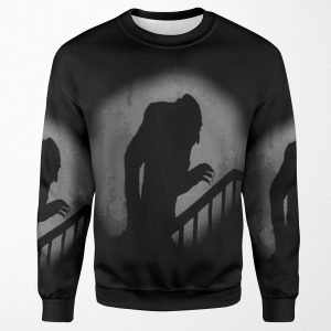 Nosferatu Silhouette All-over-print Unisex Sweatshirt