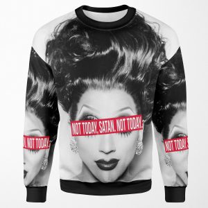 Not Today Satan Not Today All-over-print Unisex Sweatshirt