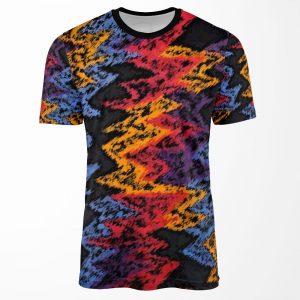 Nothing But Net Retro Pattern All-over-print T-shirt
