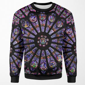 Notre Dame Rose Window All-over-print Unisex Sweatshirt