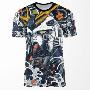 Nu Gundam Awesome All-over-print T-shirt