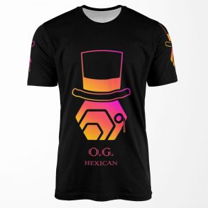 O G Hexican Hex Crypto Logo All-over-print T-shirt