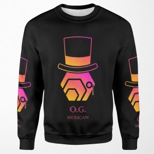 O G Hexican Hex Crypto Logo All-over-print Unisex Sweatshirt
