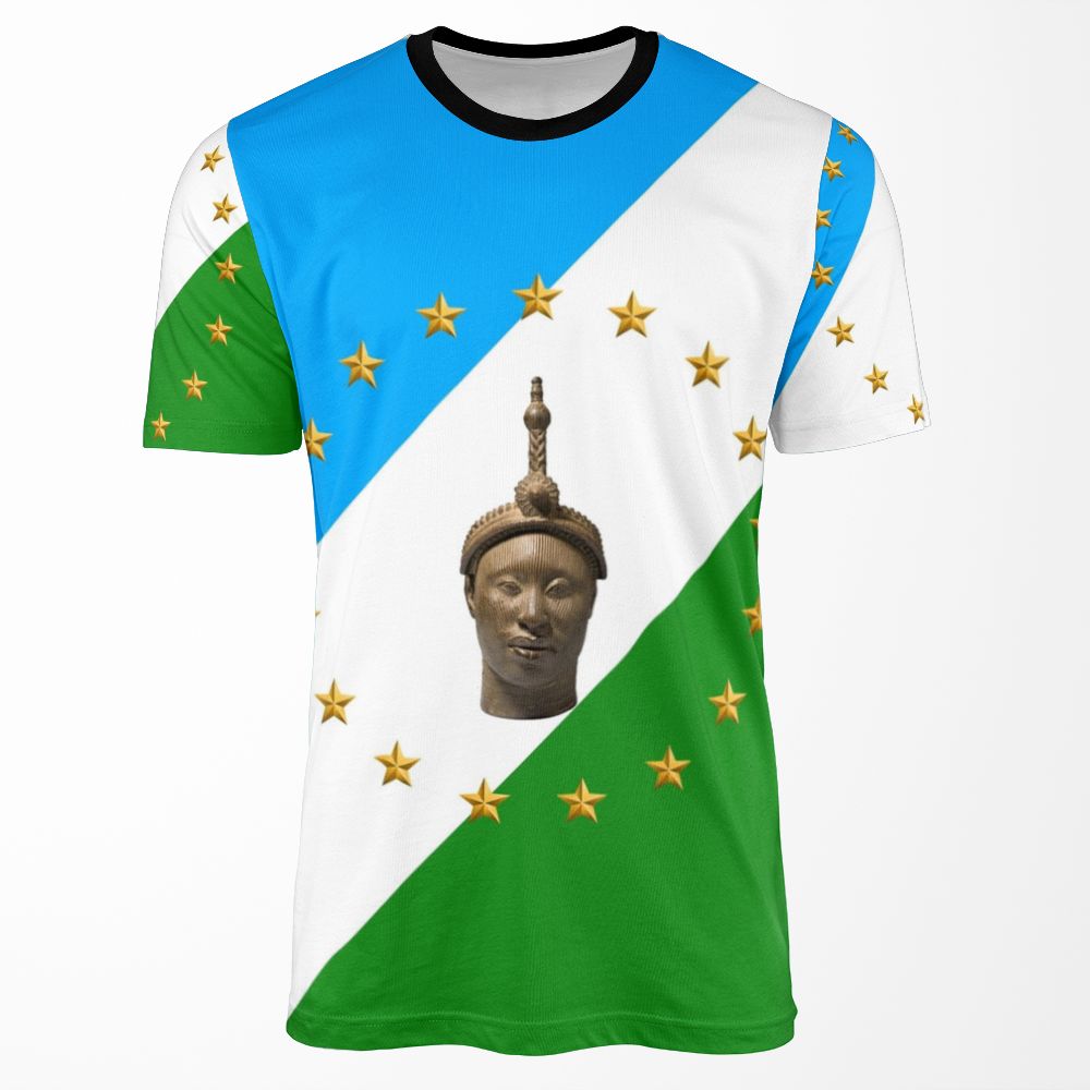 Oduduwa Republic Flag Oduduwa Nation Yoruba Nation All-over-print T-shirt