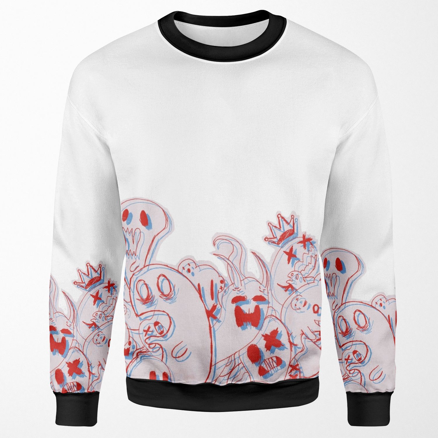 Off Ghosts All-over-print Unisex Sweatshirt