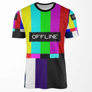 Offline Analog All-over-print T-shirt