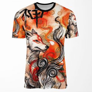 Okami Amaterasu All-over-print T-shirt
