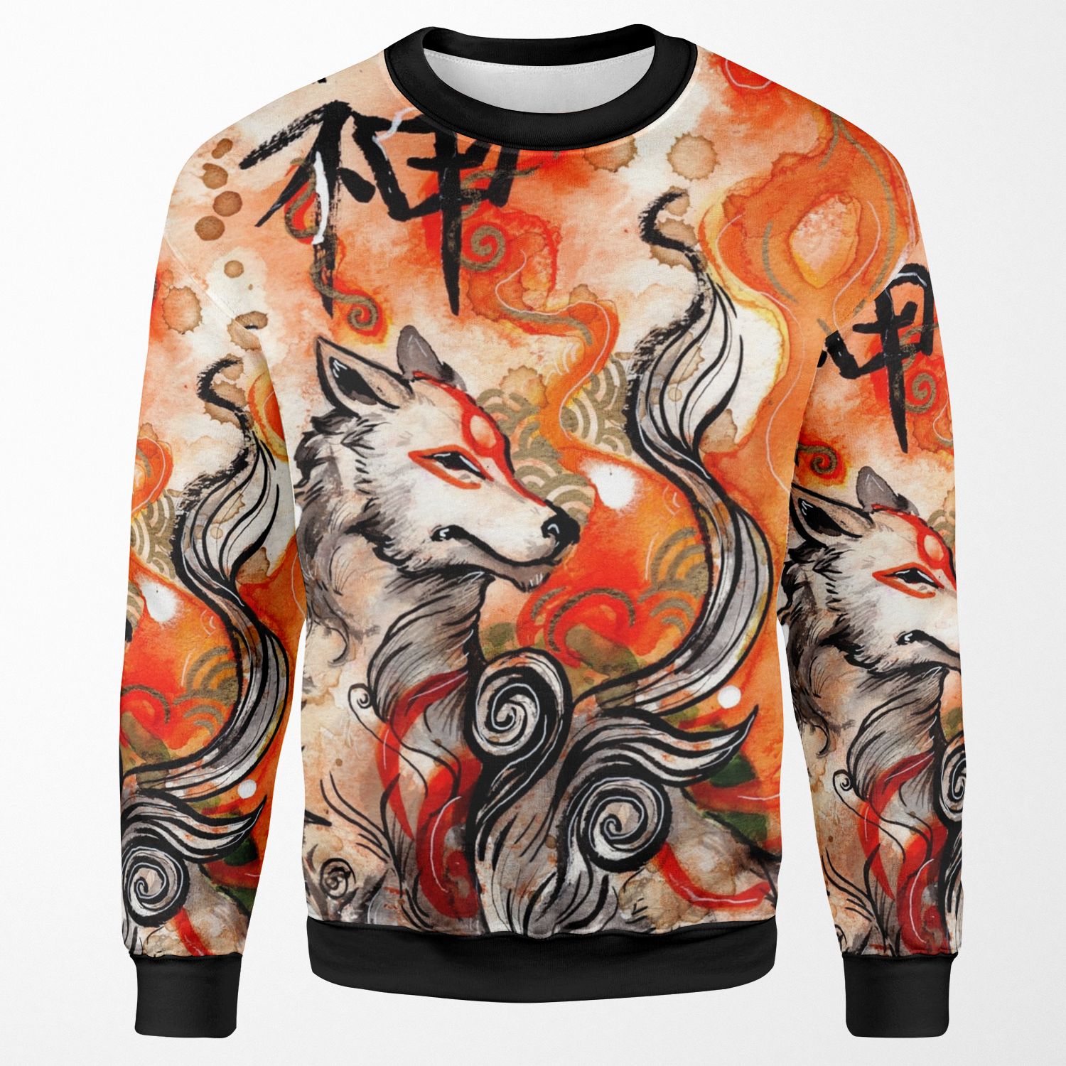 Okami Amaterasu All-over-print Unisex Sweatshirt
