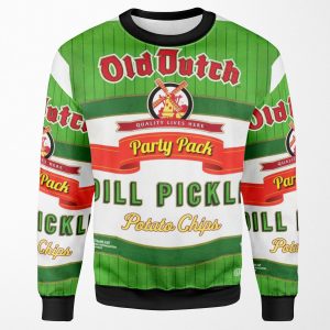 Old Dutch Dill Pickle Chips All-over-print Unisex Sweatshirt