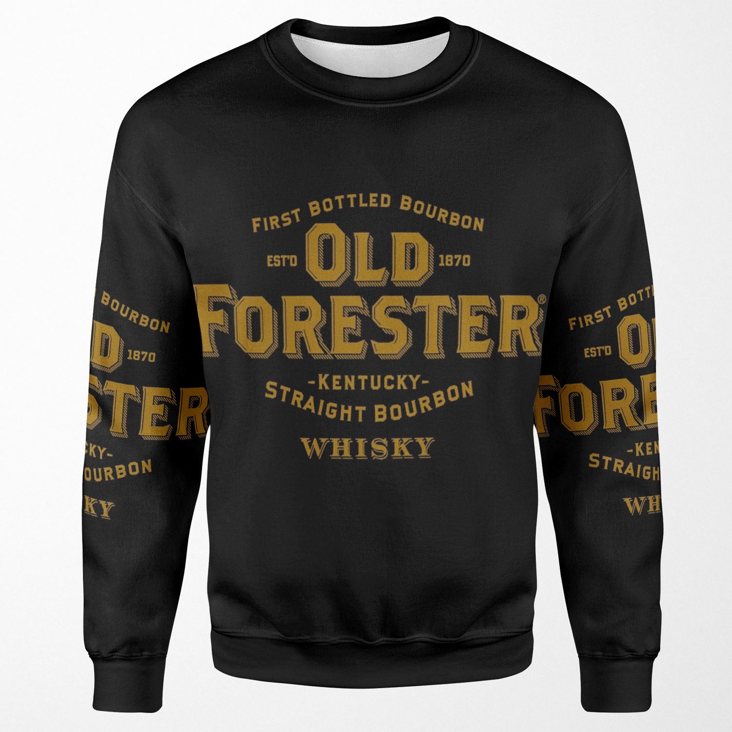 Old Forester Kentucky Whiskey All-over-print Unisex Sweatshirt