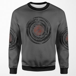 Old Vinyl Records Urban Grunge All-over-print Unisex Sweatshirt