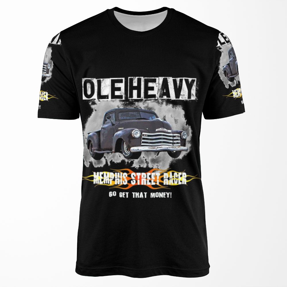 Ole Heavy Truck Street Racer Memphis All-over-print T-shirt