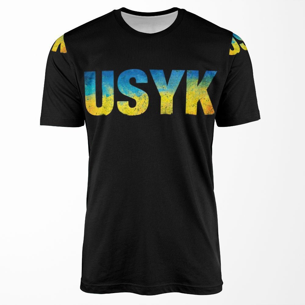 Oleksandr Usyk Champion Ukrainian BoxerAll-over-print T-shirt
