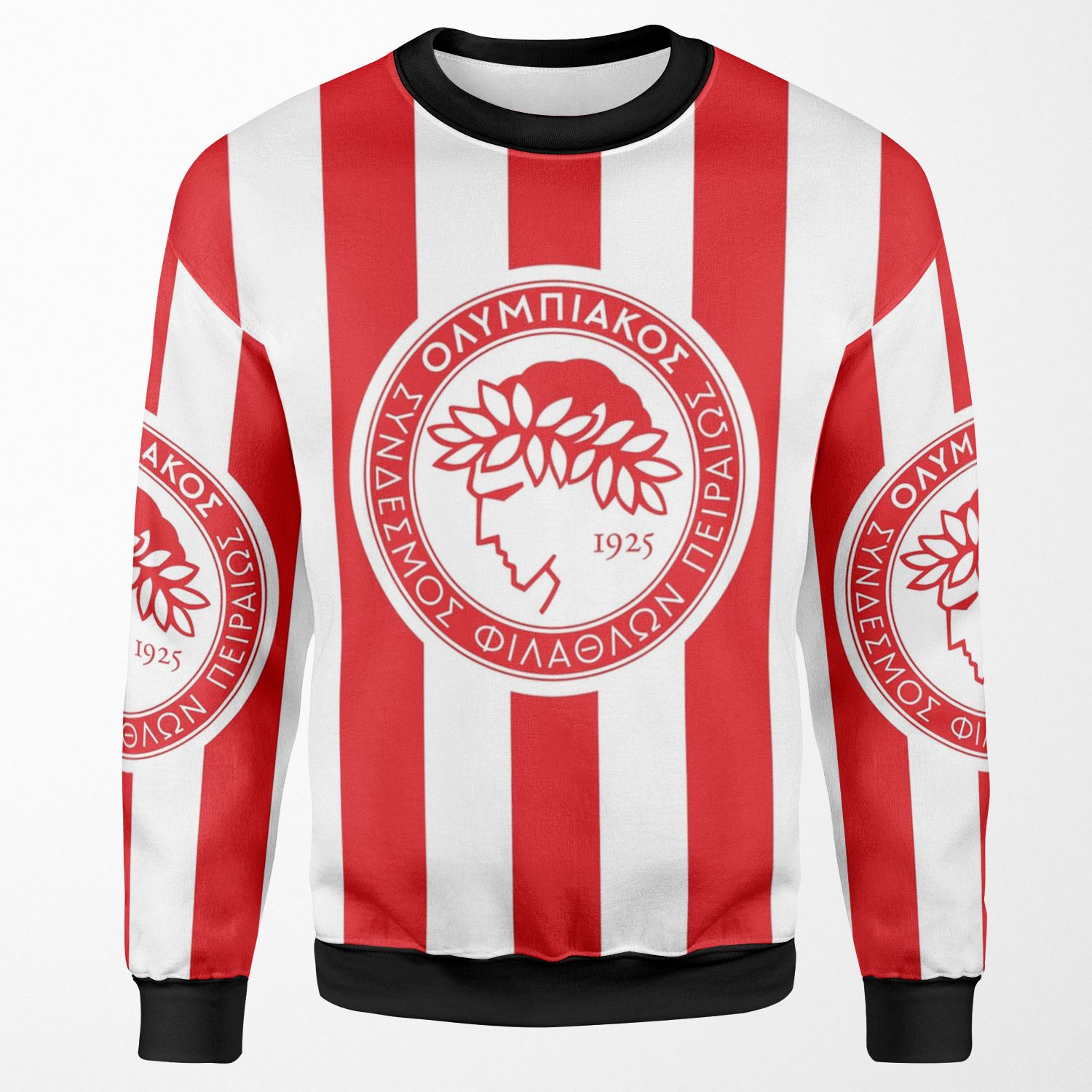 Olympiacos Piraeus Is My Love Forever Greek Football Gate 7 All-over-print Unisex Sweatshirt