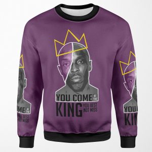 Omar Little The Wire Version 1 With Black Words All-over-print Unisex Sweatshirt