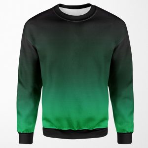 Ombre Green All-over-print Unisex Sweatshirt