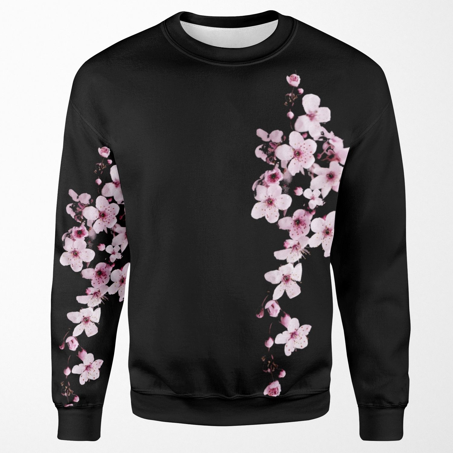 One Side Cherry Blossom Branch All-over-print Unisex Sweatshirt
