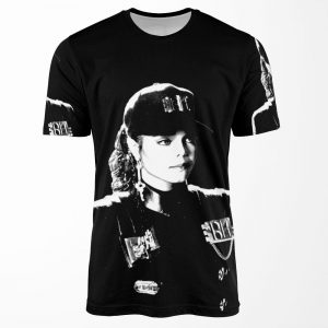 Onejan Janet Red Diamond World American All-over-print T-shirt