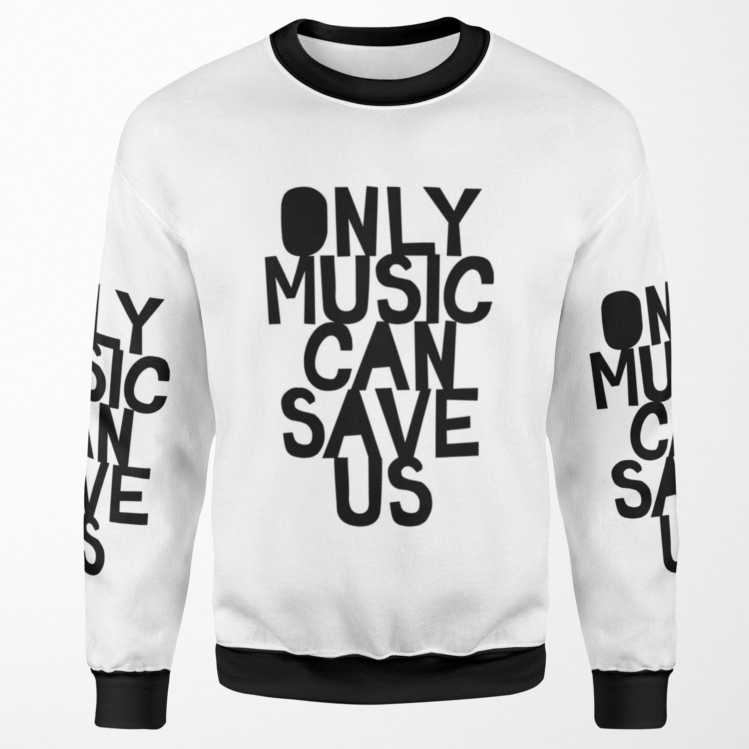 Only Music Can Save Us All-over-print Unisex Sweatshirt