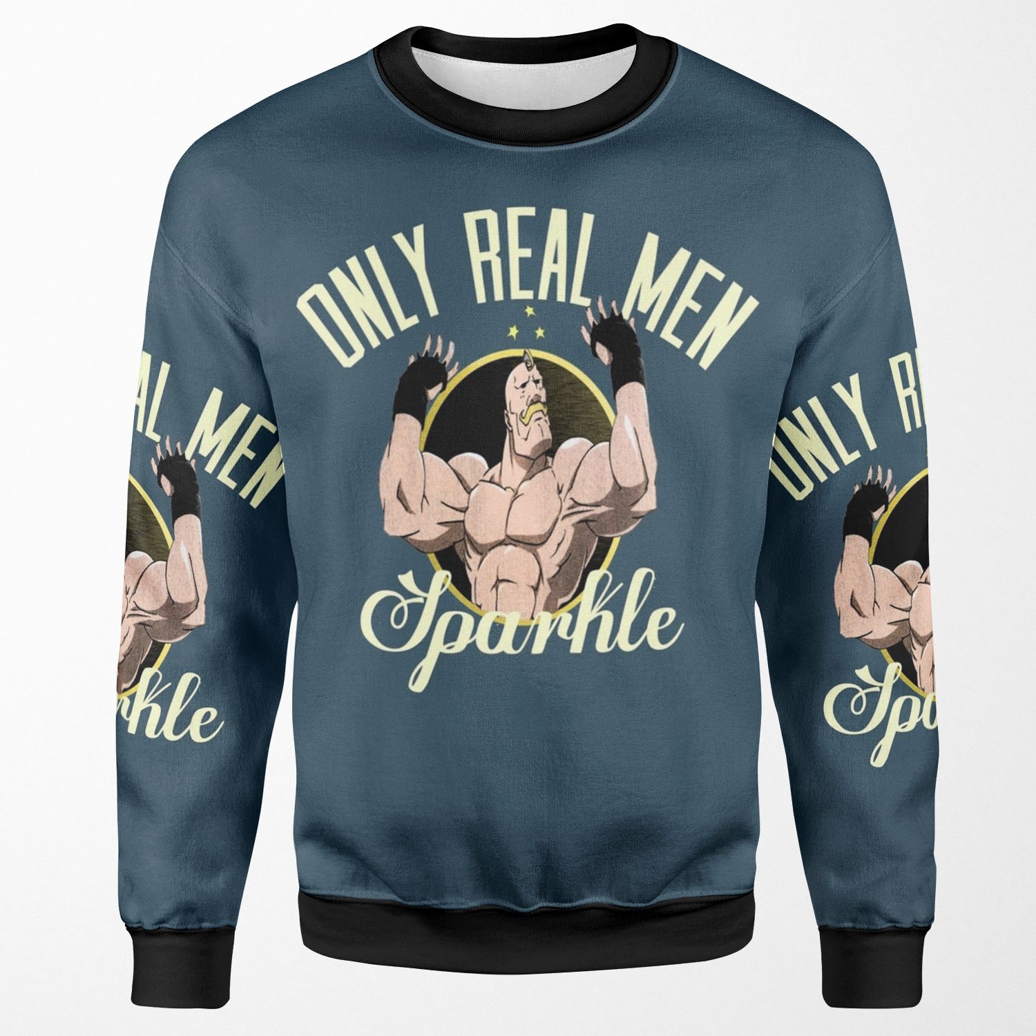 Only Real Men Sparkle All-over-print Unisex Sweatshirt