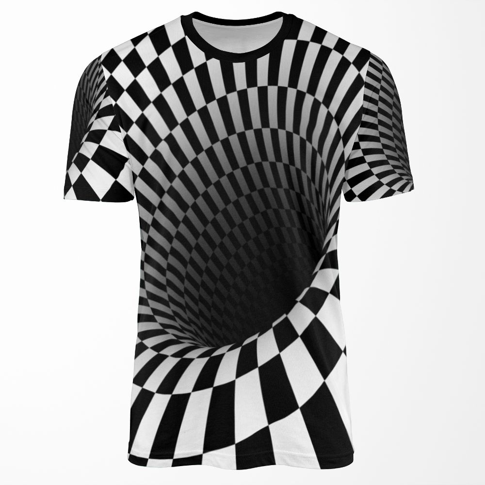 Optic Black Hole All-over-print T-shirt