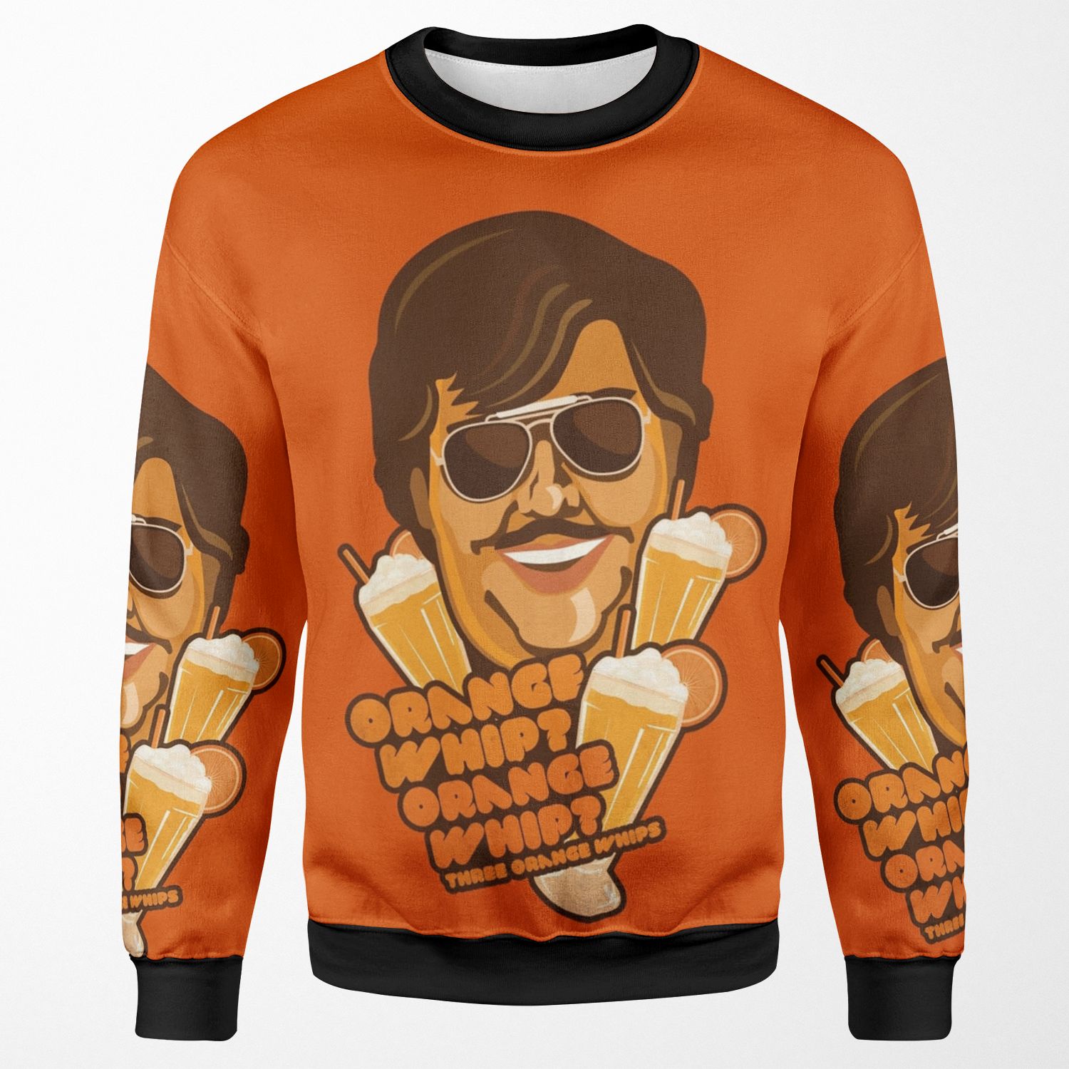 Orange Whip All-over-print Unisex Sweatshirt