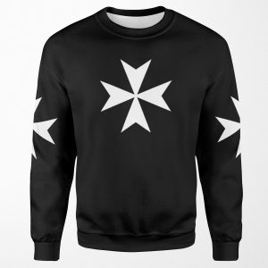 Order Of St John Amalfi Cross Hospilitallers Maltese All-over-print Unisex Sweatshirt