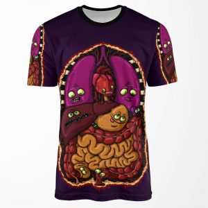 Organ Story All-over-print T-shirt