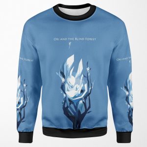 Ori Sleeping Ori And The Will Of Wisps In The Blind Forest All-over-print Unisex Sweatshirt