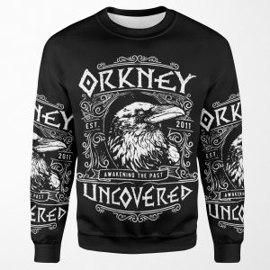 Orkney Uncovered Raven All-over-print Unisex Sweatshirt
