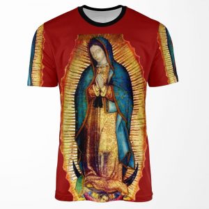 Our Lady Of Guadalupe Tilma Replica All-over-print T-shirt