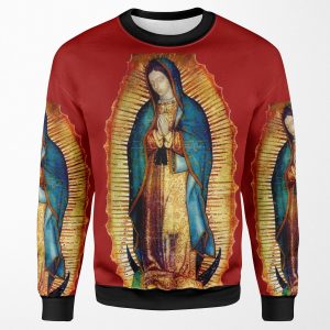 Our Lady Of Guadalupe Tilma Replica All-over-print Unisex Sweatshirt
