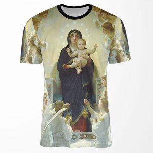 Our Lady Virgin Mary And Angels All-over-print T-shirt