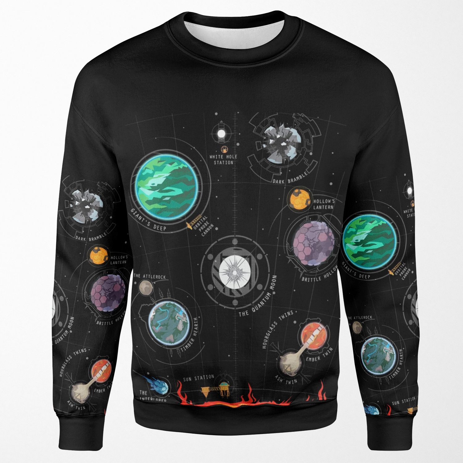 Outer Wilds System All-over-print Unisex Sweatshirt