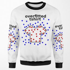 Overfitted Tshirt All-over-print Unisex Sweatshirt