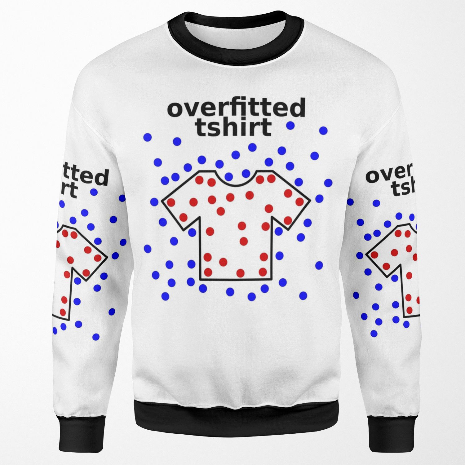 Overfitted Tshirt All-over-print Unisex Sweatshirt