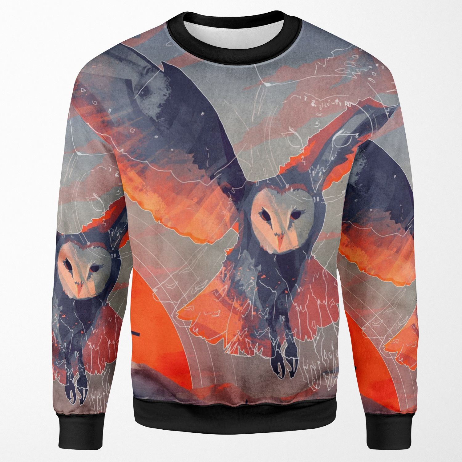 Owl Hunt All-over-print Unisex Sweatshirt