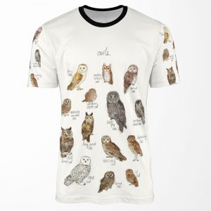 Owls All-over-print T-shirt