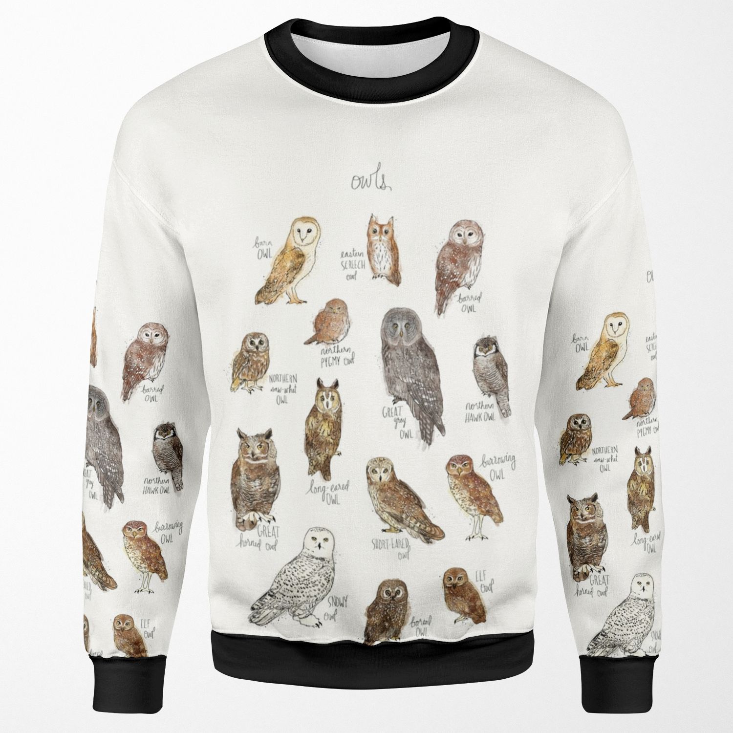 Owls All-over-print Unisex Sweatshirt